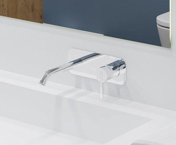 AQG Urban Bateria umywalkowa podtynkowa One z wylewką RD chrom 01URB170CR