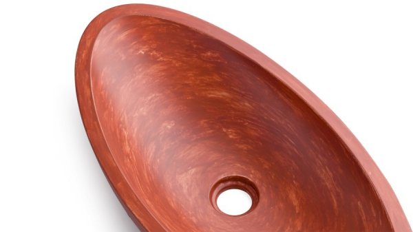  S.V.I.S.DesignUMYWALKA 60 CM ORION BASIC - PATINA, BRĄZOWO-CZERWONY, LAKIER MATOWY