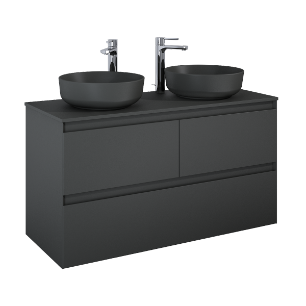 Elita SZAFKA SPLIT 120 3S ANTHRACITE MATT PDW 168182/RE012007156010