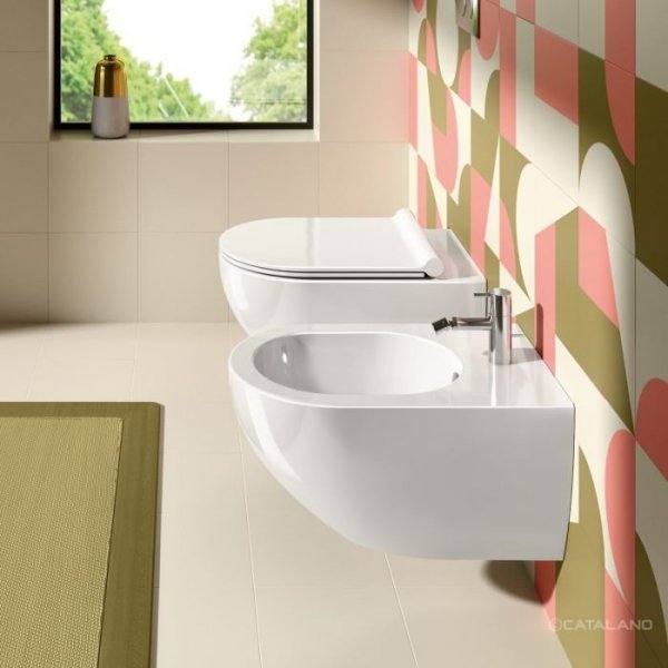 Catalano Sfera Silentech® Miska WC wisząca bezrantowa 50 cm 1VSS50R00/0511500001