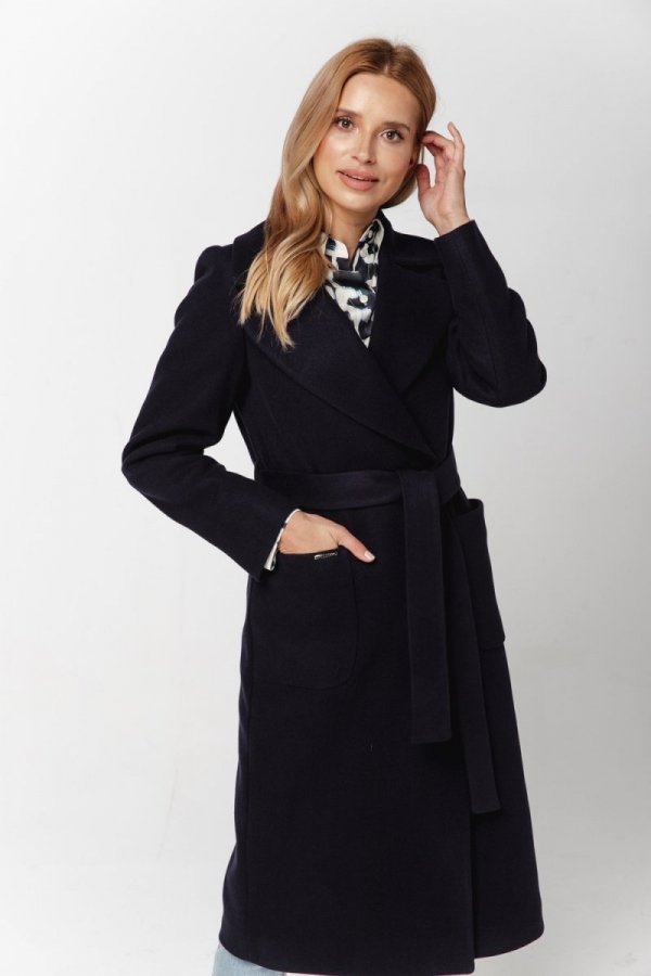 MILENA Jesień-Zima Granat WYPRZEDAŻ - 30%