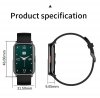 Smartwatch Farrot H76 ultra cienki, puls ciśnienie, Czarny 