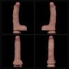 8.5'' Dual Layered Silicone Cock
