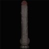 14.5'' Dual Layered Bendable Silicone Cock XXL(Black)