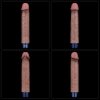 9 REAL SOFTEE Rechargeable Silicone Vibrating Dildo