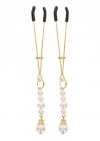 Tweezers With Pearls Gold