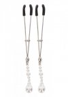 Tweezers With Pearls Silver