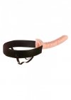 10 Inch Hollow Strap-On Light skin tone
