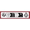 Milan Collection - Handcuffs - Black/Red