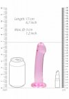 Non Realistic Dildo with Suction Cup - 6,7/ 17 cm