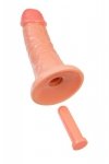 Realistic dildo Caliber 18/6 , PVC, flesh,  length 18cm, diameter 6cm