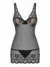 Bielizna-853-CHE-1 koszulka i stringi L/XL