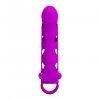 PRETTY LOVE - Vibrating Penis Sleeve with Ball Strap