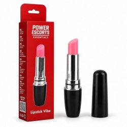 Lipstick Vibe - Discreet red lipstick vibrator black 