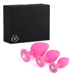 Jewellery - Silicone PLUG - SET Pink 