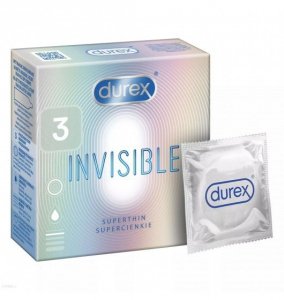 Prezerwatywy Durex Invisible supercienkie 3szt