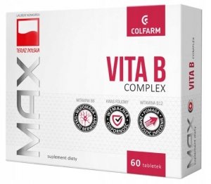 Max Vita B Complex 60 tabl. ZESTAW WITAMIN B