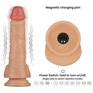 8&#039;&#039; Vibrating Power Basics Cock