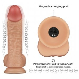 8.5&#039;&#039; Vibrating Power Basics Cock