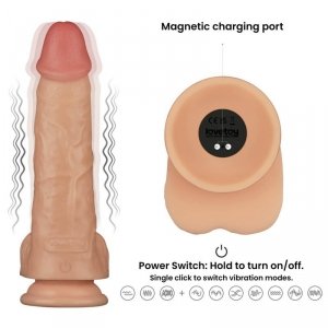 9&#039;&#039; Vibrating Power Basics Cock