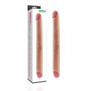 17&quot;&quot; King Size Realistic Slim Ultra Double Dildo