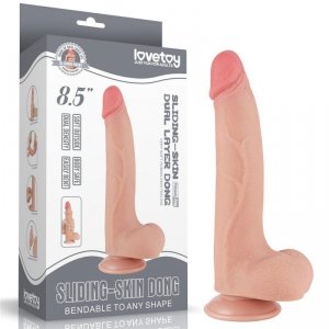 8.5&#039;&#039; Sliding Skin Dual Layer Dong Flesh