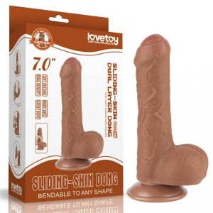7&#039;&#039; Sliding Skin Dual Layer Dong Brown