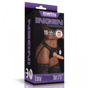 Vibrating Easy Strapon Set 7.5&#039;&#039;