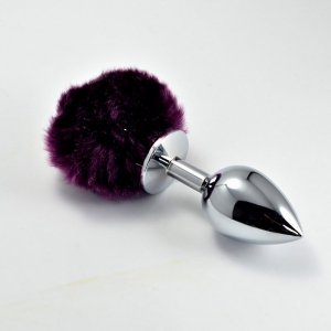 Pompon Metal Plug Large Pink