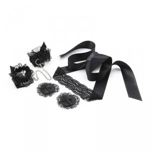 LACE ME UP BLACK LACE SET CRUSHIOUS