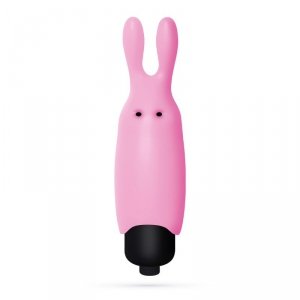 CRUSHIOUS O-PET RABBIT WITH 10 VIBRATION BULLET PASTEL PINK