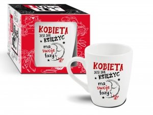 I LIKE IT - kubek baryłka 300ml-Kobieta jest jak księżyc ma swoje fazy