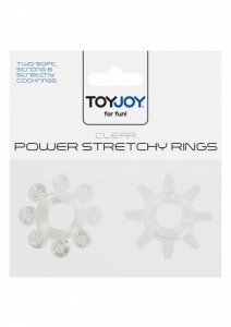 Power Stretchy Rings 2pcs Transparent