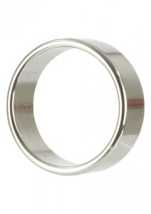 Alloy Metallic Ring - XL Silver