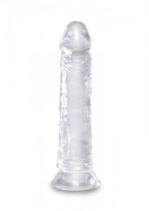 King Cock 8 Inch Cock Transparent