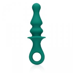 Pawn Shaped Anal Vibrator - Peacock Plume
