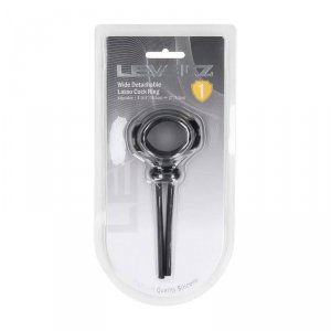 Detachable Wide Adjustable Silicone Lasso Cockring - 5mm - Black