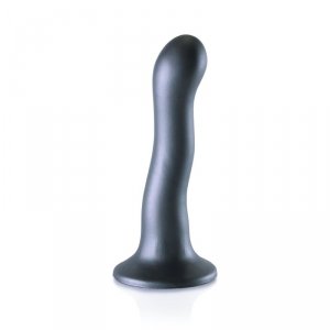 Ultra Soft Silicone Curvy G-Spot Dildo - 7&#039;&#039; / 17 cm
