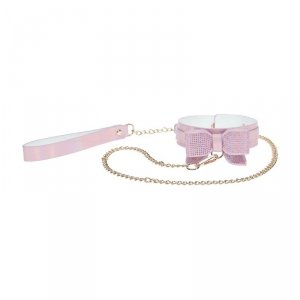 Paris Collection - Collar with Leash - Pink