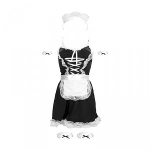 French Maid Costume - S/M - Black