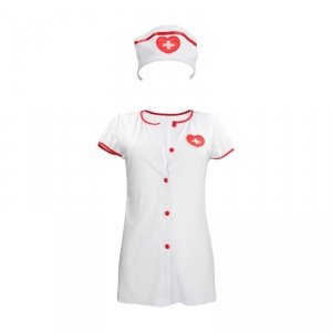 Nurse Costume - S/M - White