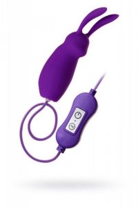 A-TOYS, Vibro egg &#039;Bunny&#039;, with control panel, silicone, violet