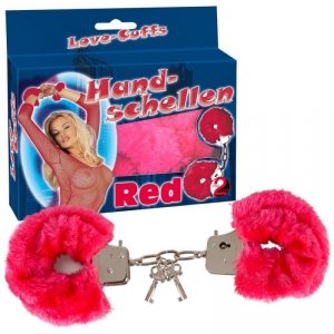 Handcuffs&quot; Love Cuffs&quot; red