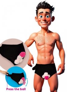 Briefs with Inflatable Penis