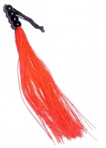 Silicone Whip Red 14&quot;&quot; - Fetish Boss Series