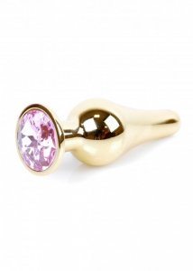 Plug-Jewellery Gold BUTT PLUG- Rose