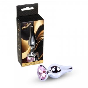 MyLove Toys - Jewellery Silver BUTT PLUG- Rose