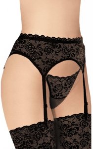Garterbelt 3305 - Plus Size - black XL