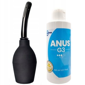 SOLIDNA GRUSZKA DO LEWATYWY ANAL SEX ANALNY BDSM HIGIENA ODBYTU IRYGATOR