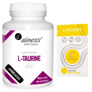 Aliness L- TAURYNA taurine TAURYNA 800mg 100 kaps.